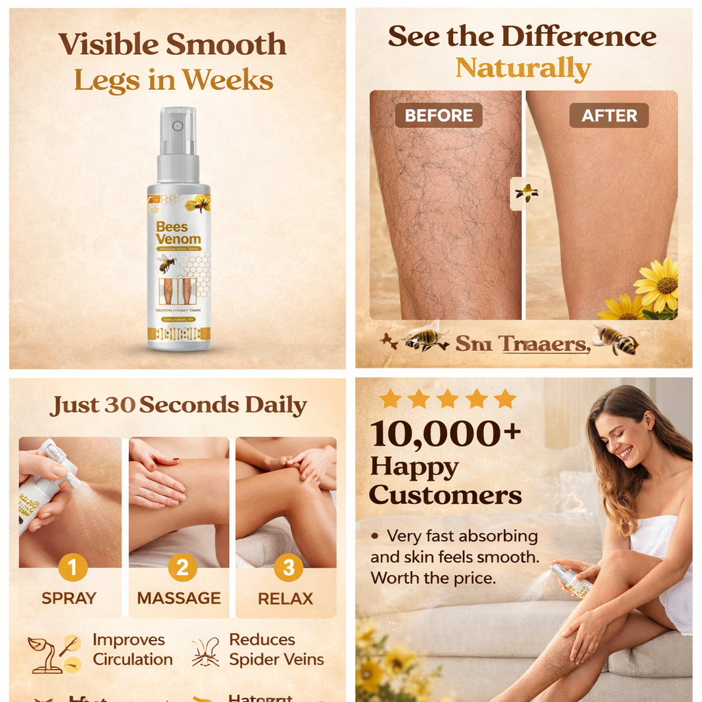 Bee Venom Spider Veins Spray Pack of 2